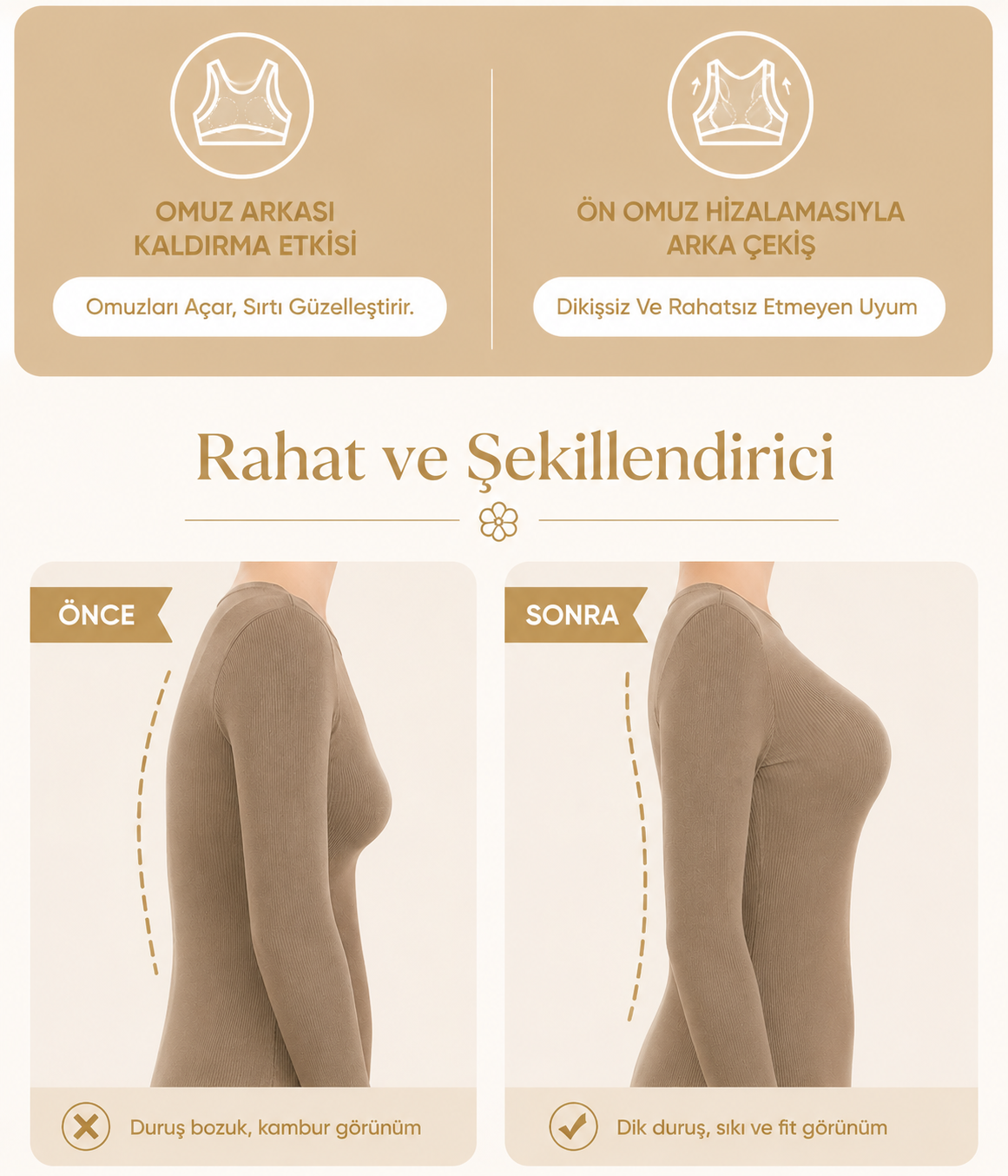 Alnnira Duruş Düzeltici Konfor Sütyeni