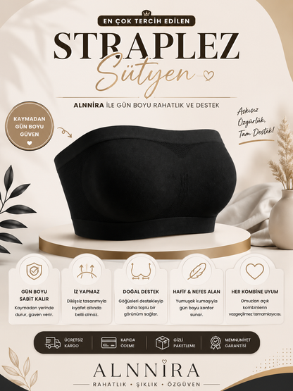 StayLift Straplez Destekli Sütyen