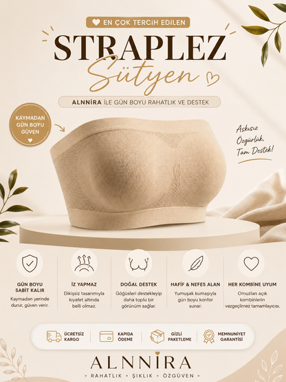 StayLift Straplez Destekli Sütyen